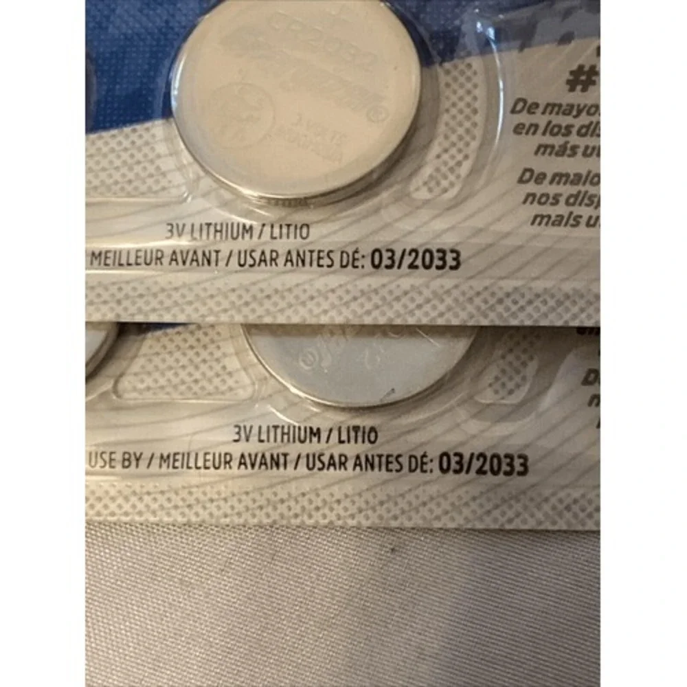 Energizer 2032 Lithium Coin‎ Batteries 2 packs (Expire2033)